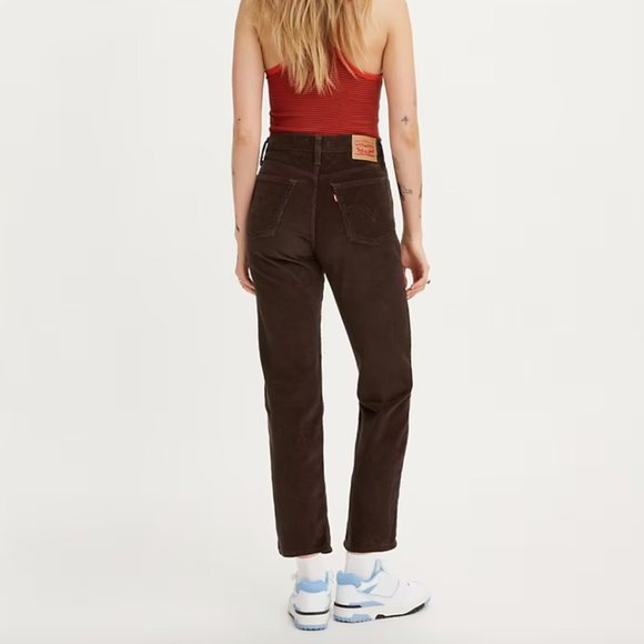 Levi's Wedgie Straight Fit Corduroy Women's Pants - Picture 3 of 3